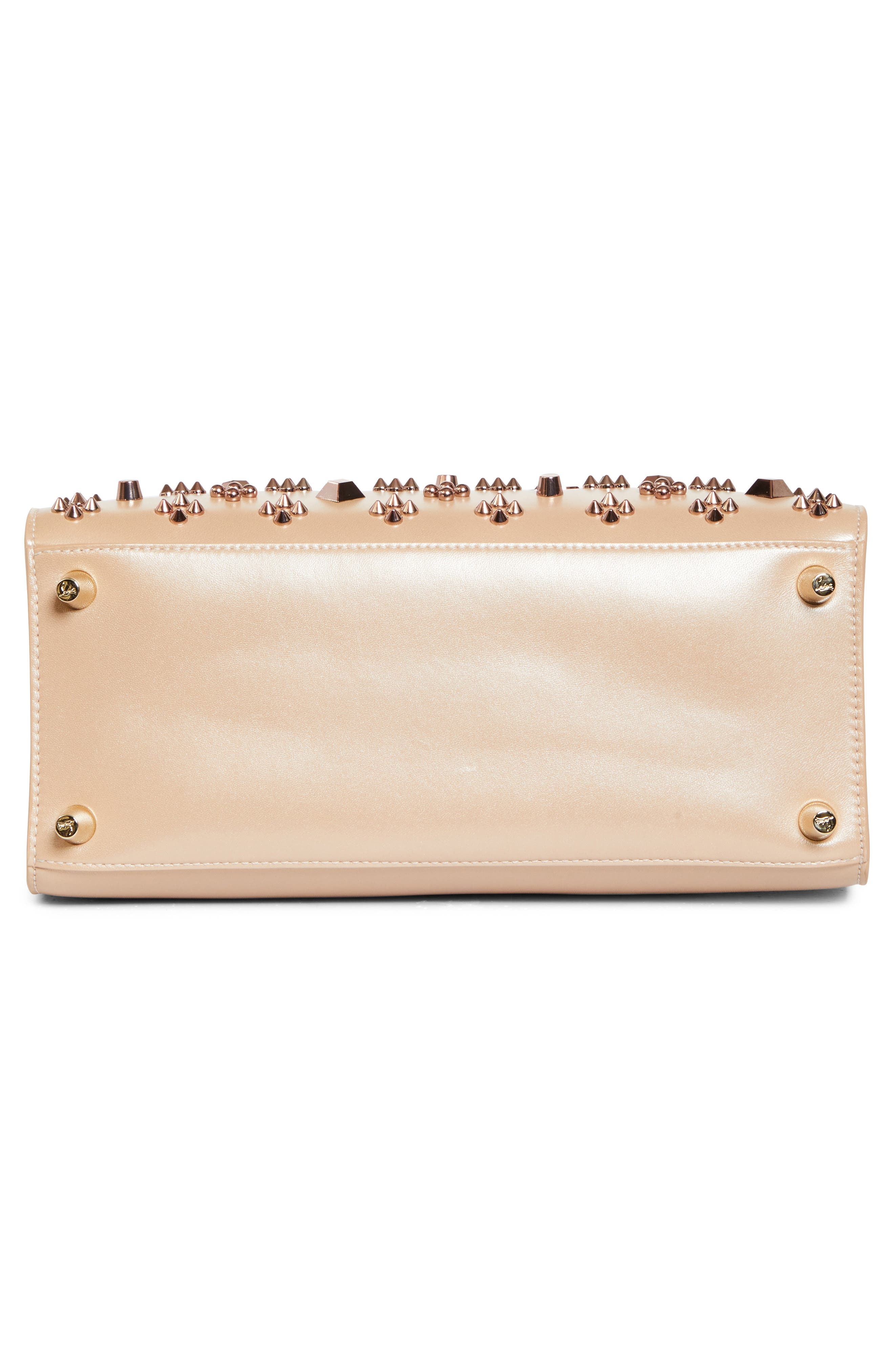 Christian Louboutin Paloma Loubinthesky Leather Top Handle Bag in Leche/Multi at Nordstrom - 7