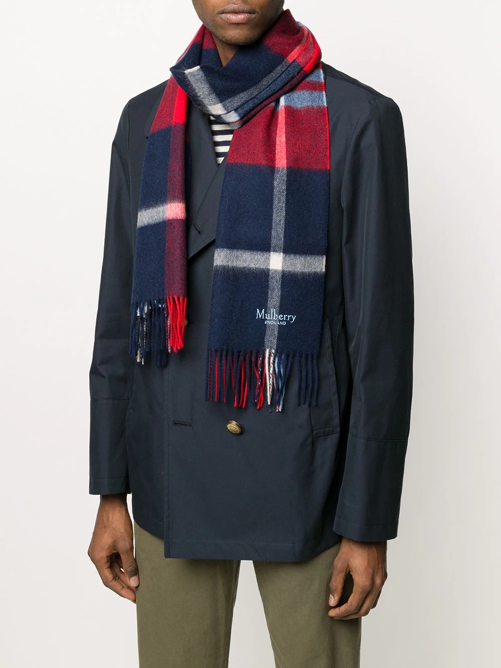 small check scarf - 2