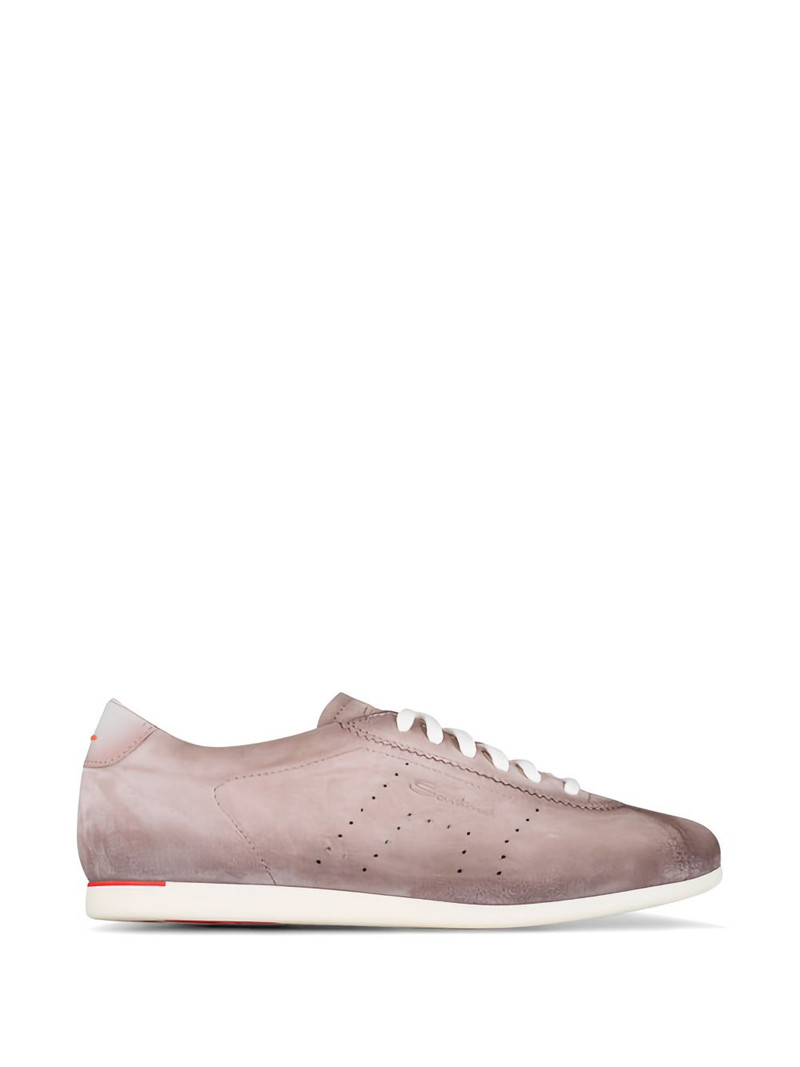 Yorker suede lace-up sneakers 1