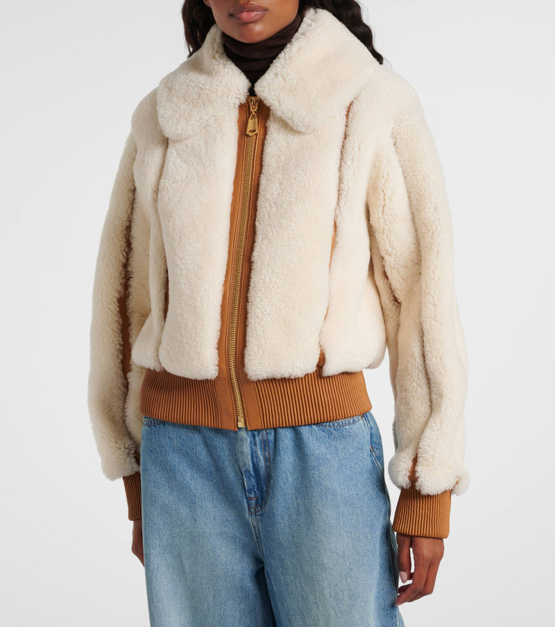 Story shearling bomber jacket 6