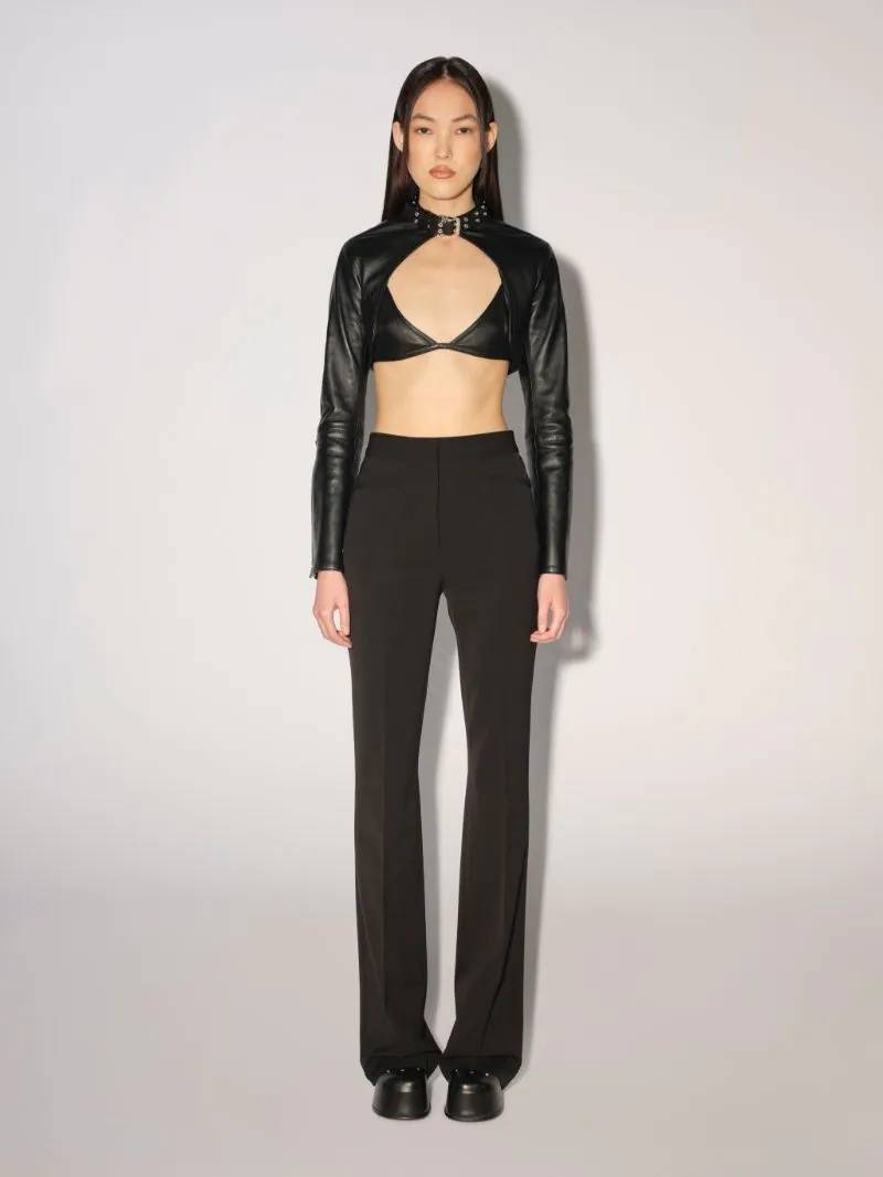 Ambush LEATHER BOLERO JACKET outlook