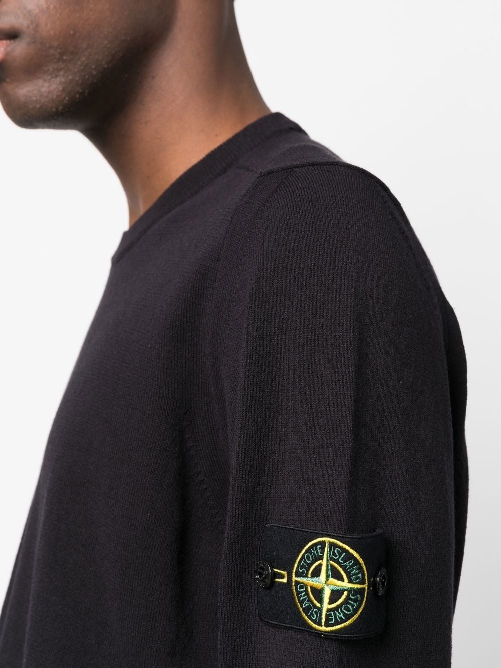 Compass-logo cotton jumper - 5