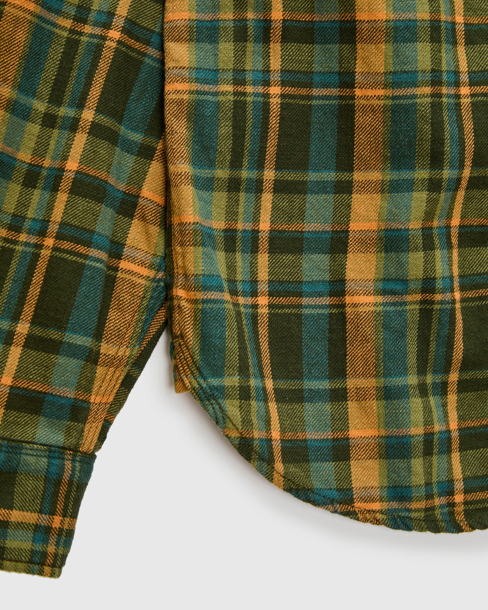 Wells Workshirt in Evergreen Plaid - 6