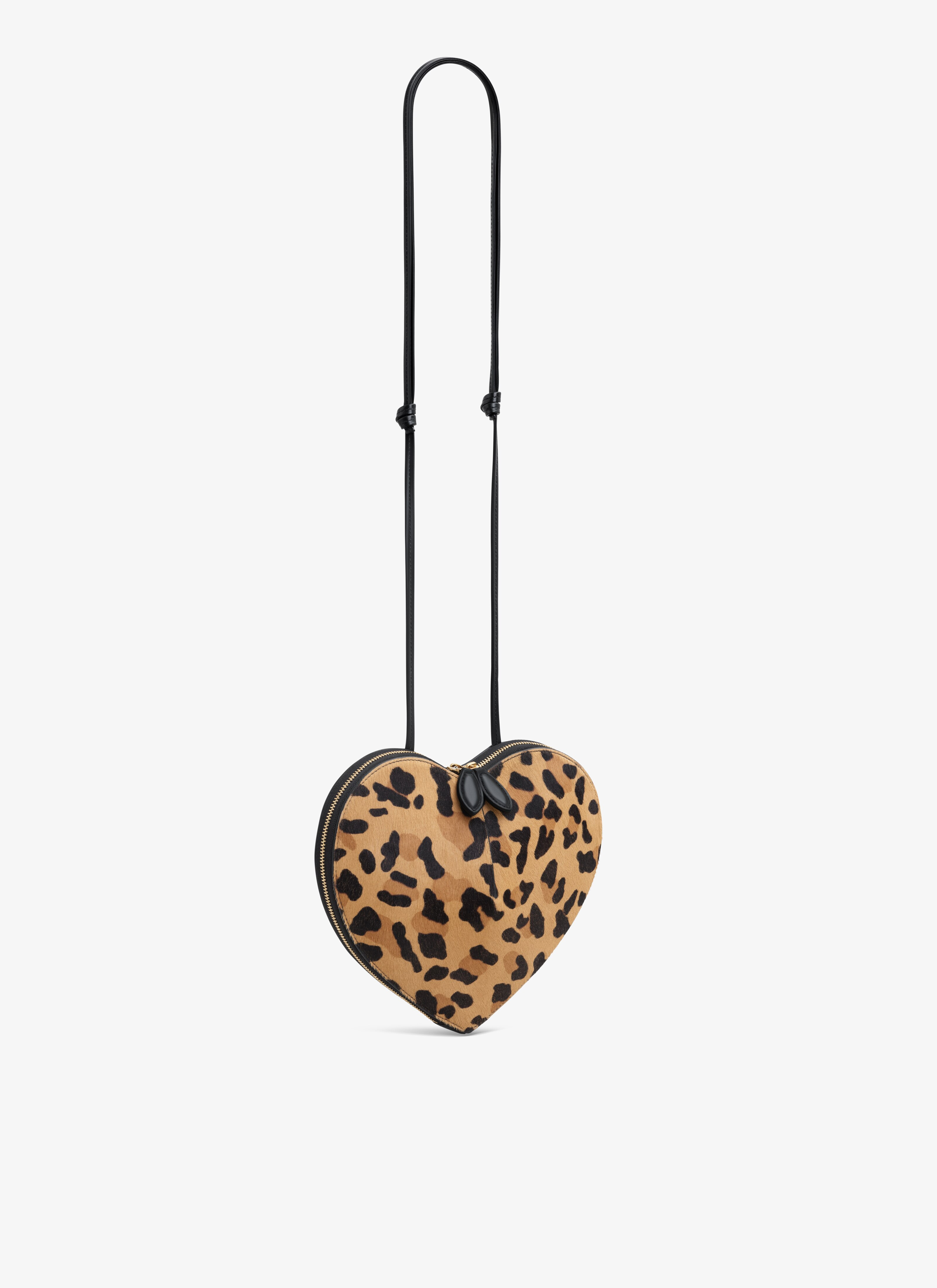 LE CŒUR BAG IN LEOPARD HAIRCALF - 3