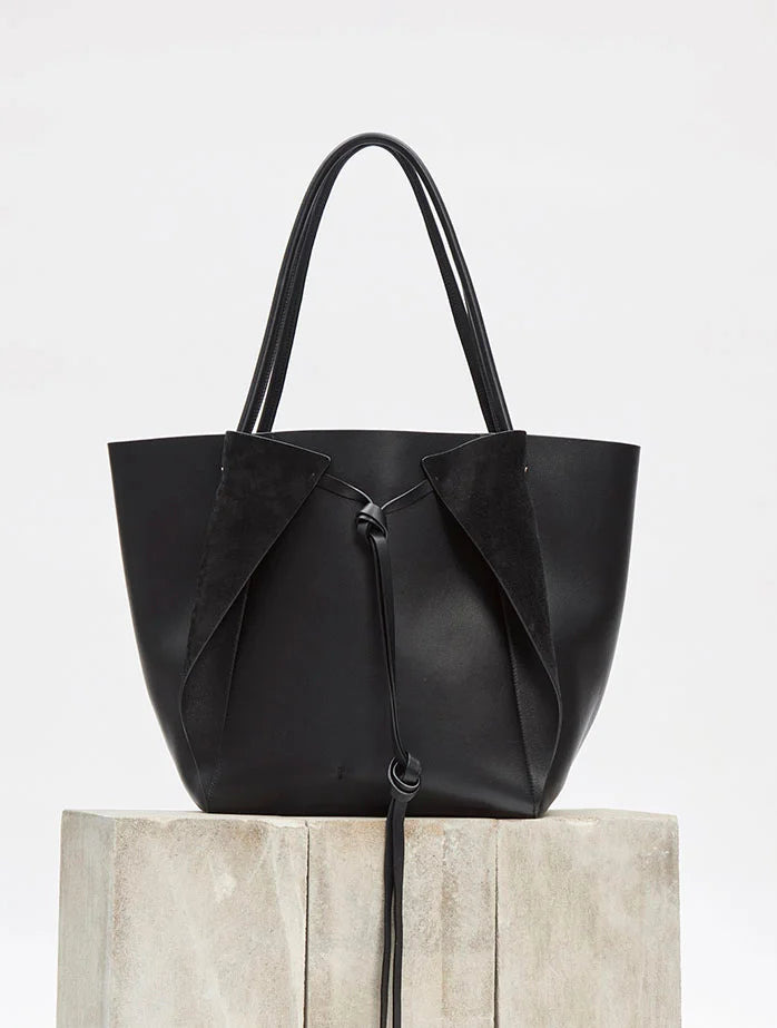 Marija Tote Bag in Black Nappa Leather - 5
