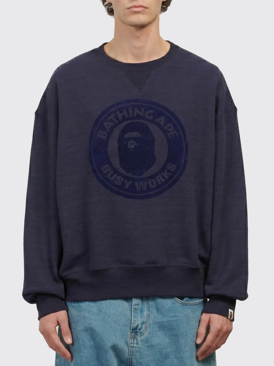 BAPE Cotton Crewneck Sweatshirt - 1