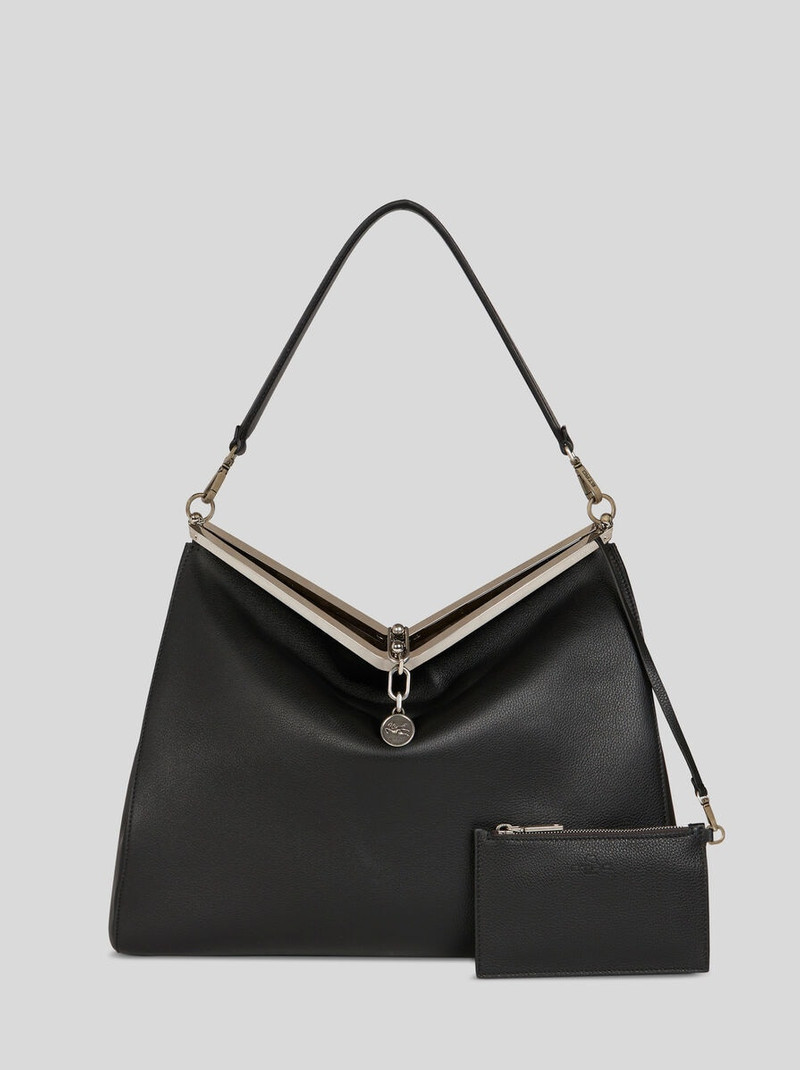 Etro LEATHER VELA BAG outlook