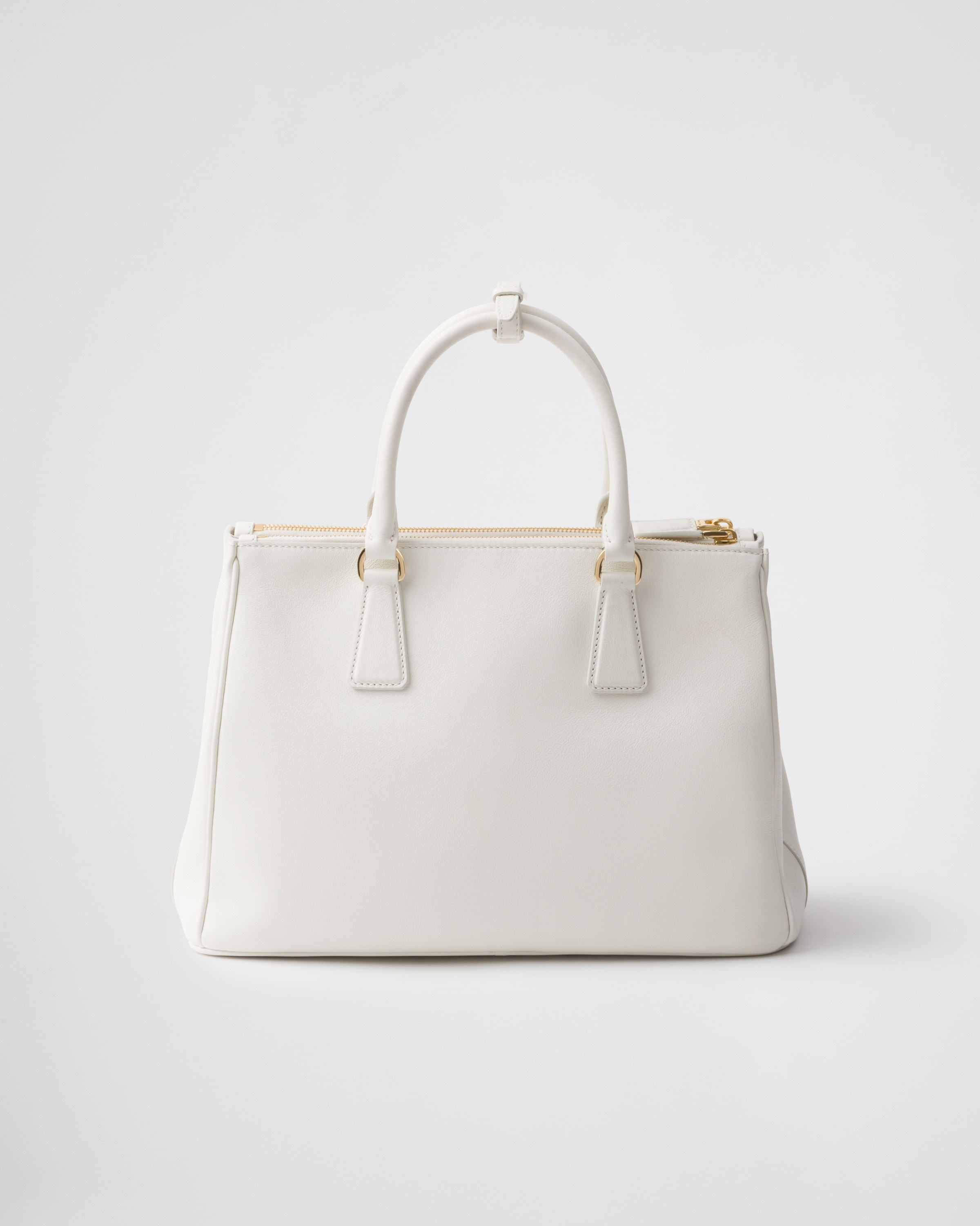 Large Prada Galleria leather bag with floral appliqués - 4