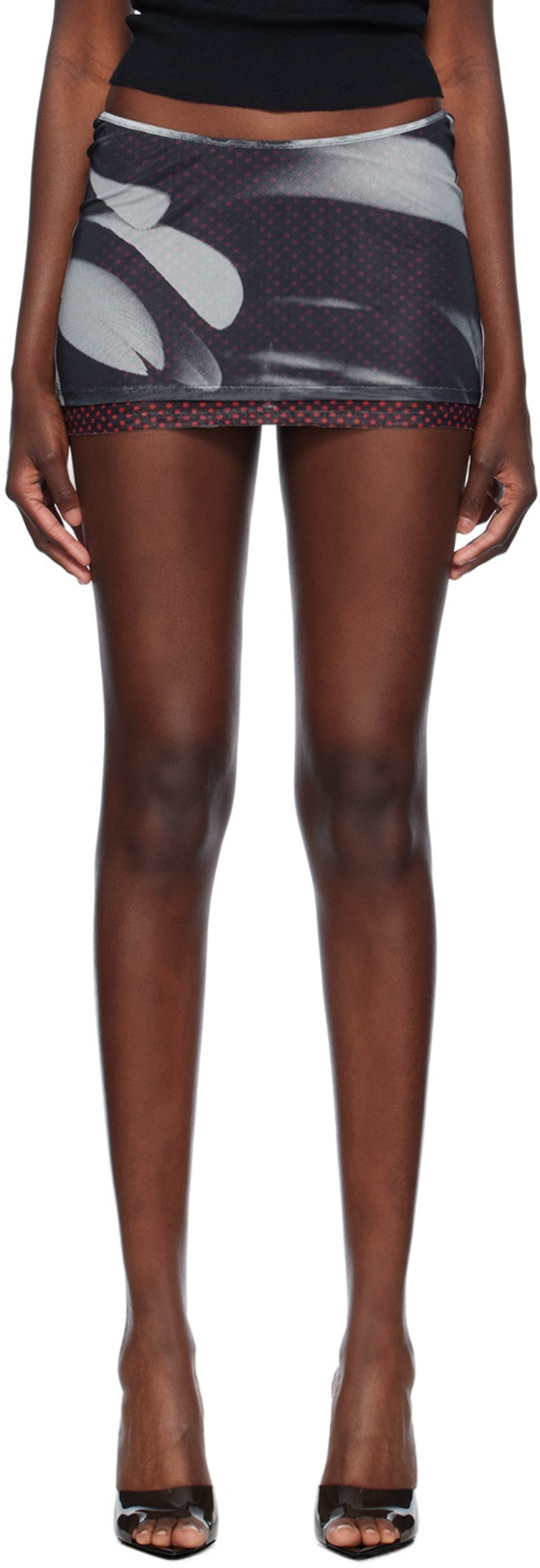 Multicolor Elektra Mini Skirt 1