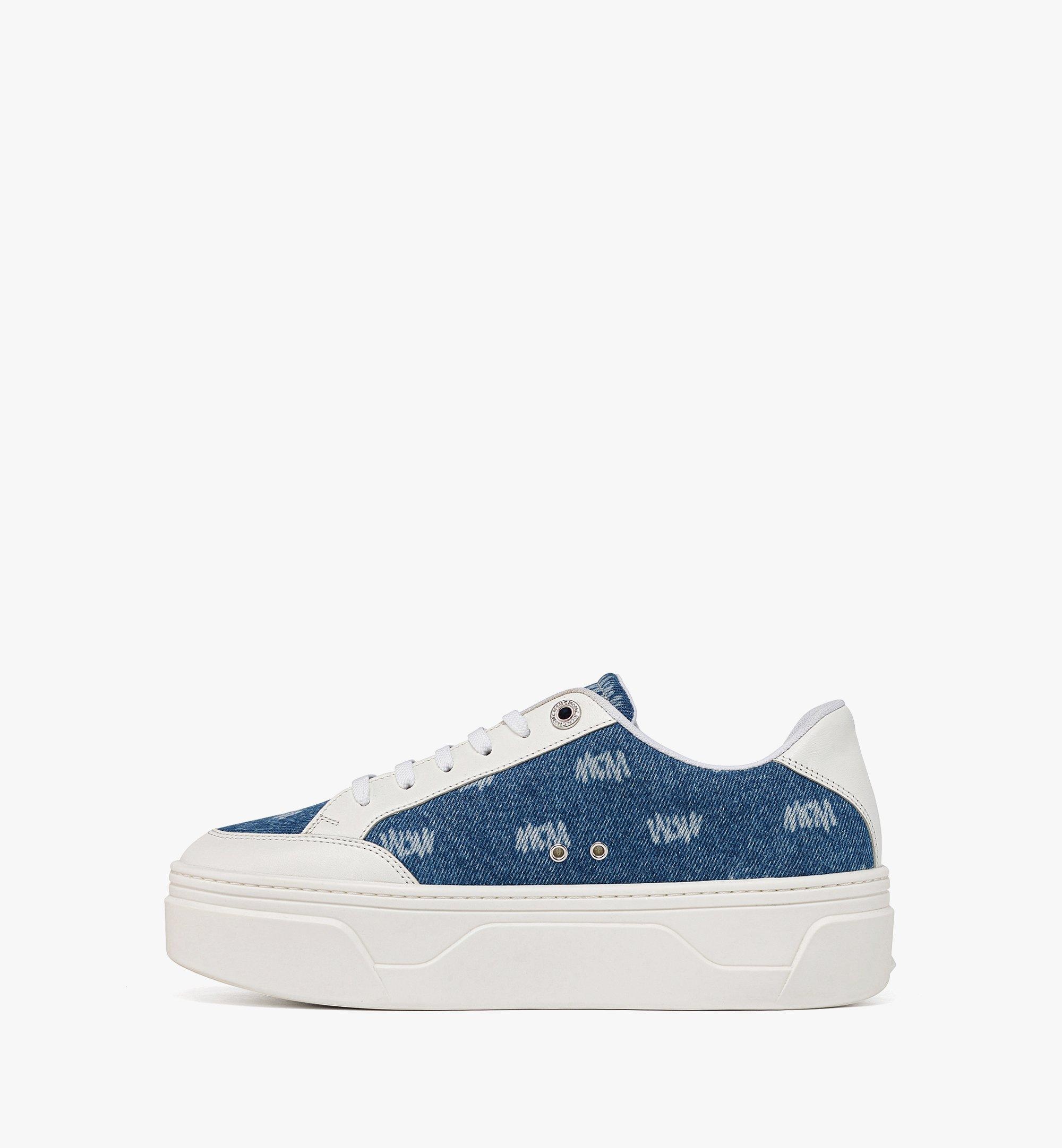 Women’s Skyward Platform Sneakers in MCM Sommer Denim - 3