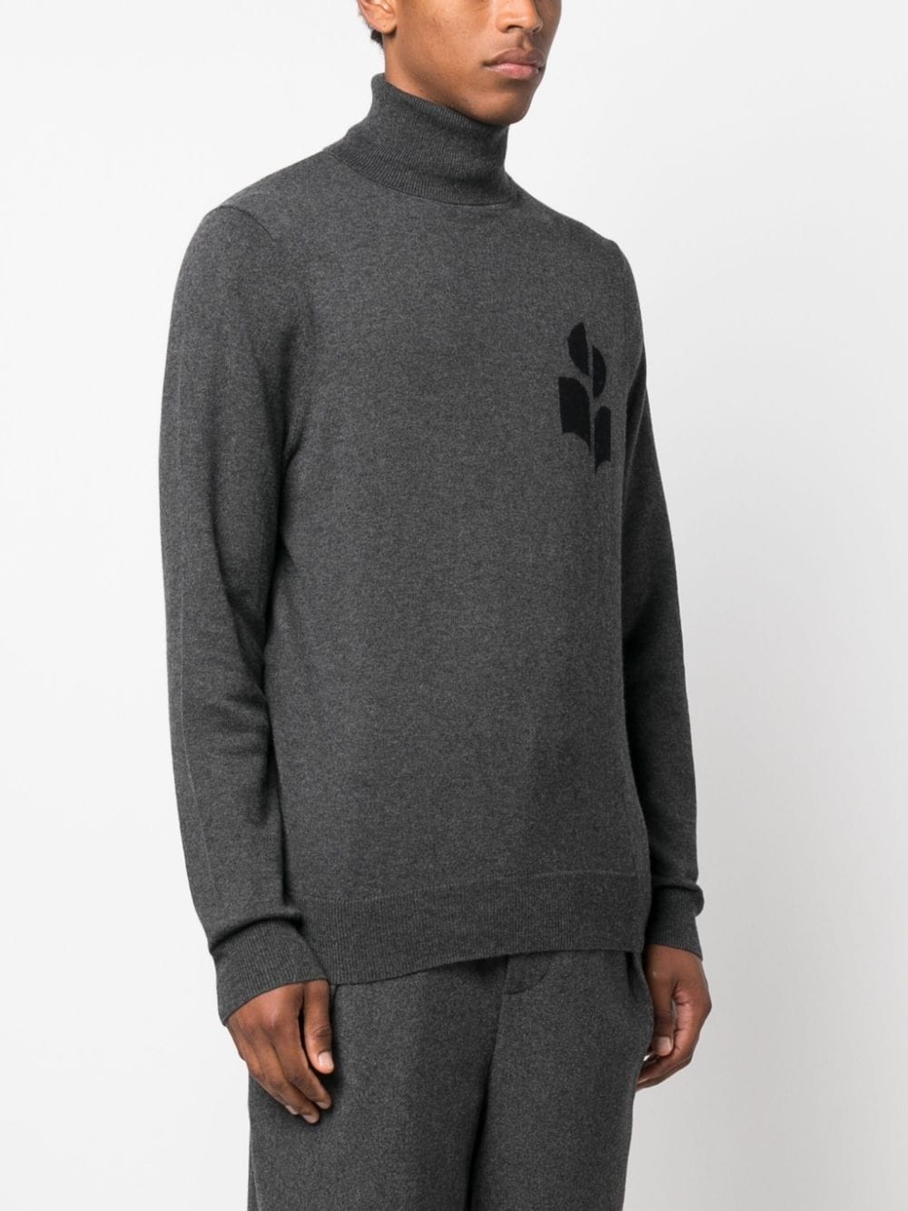 knitted organic cotton-blend jumper - 3