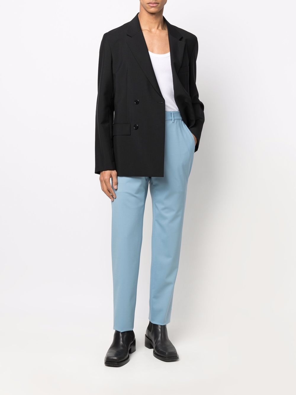 panelled tailored trousers - 2