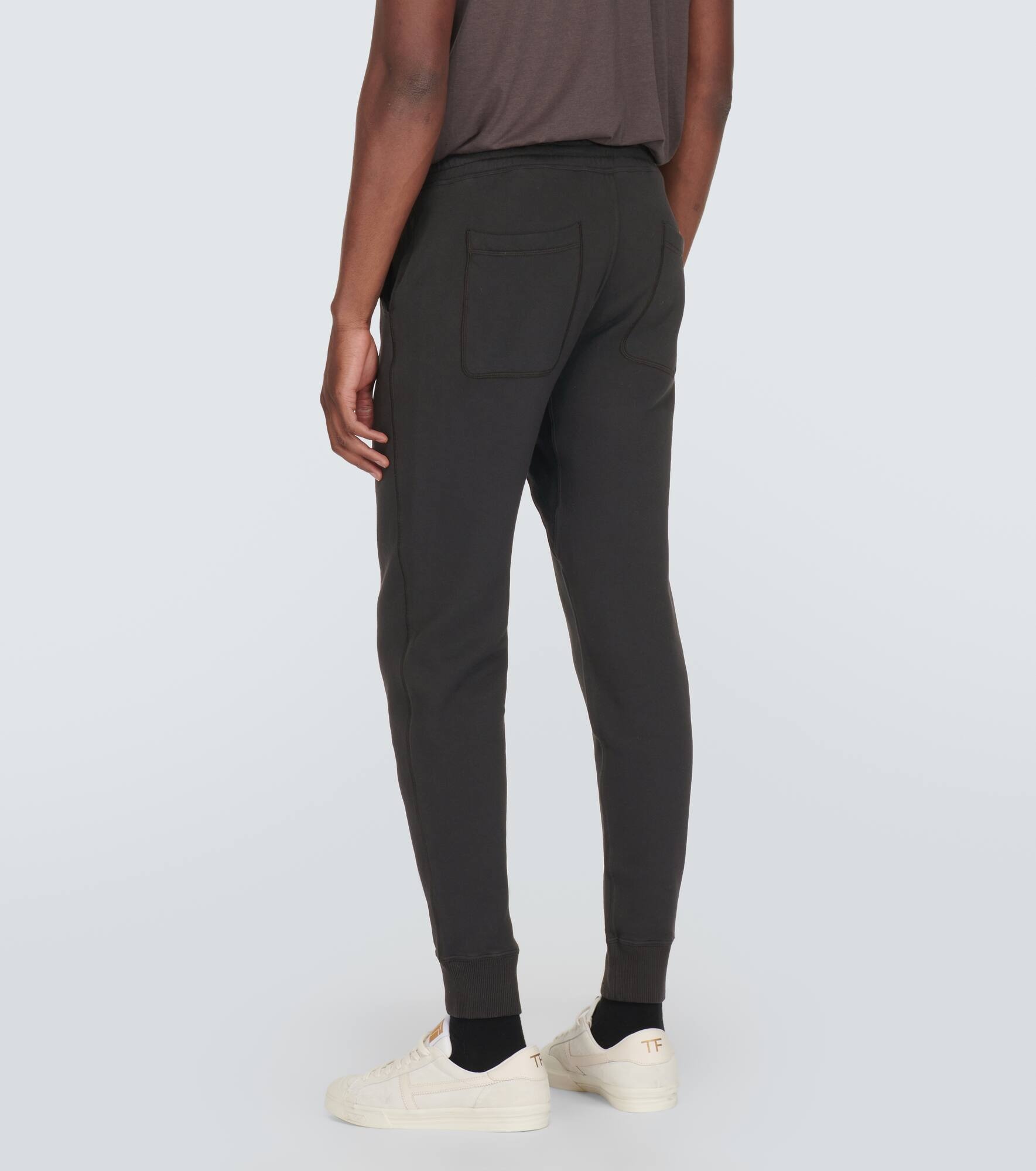 Cotton jersey sweatpants - 4