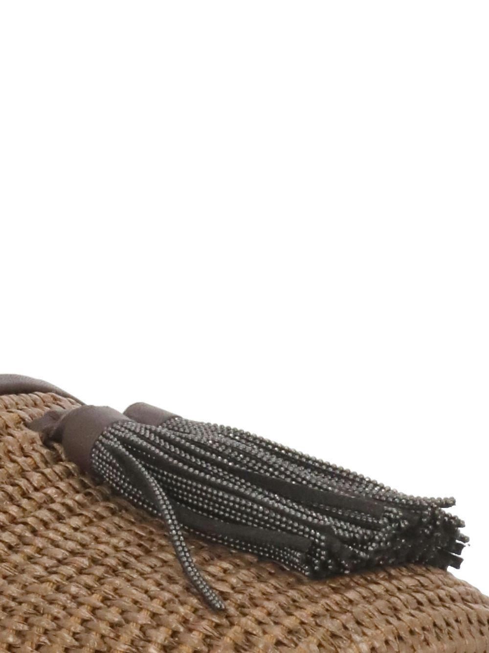 Monili woven tassel loafers - 4