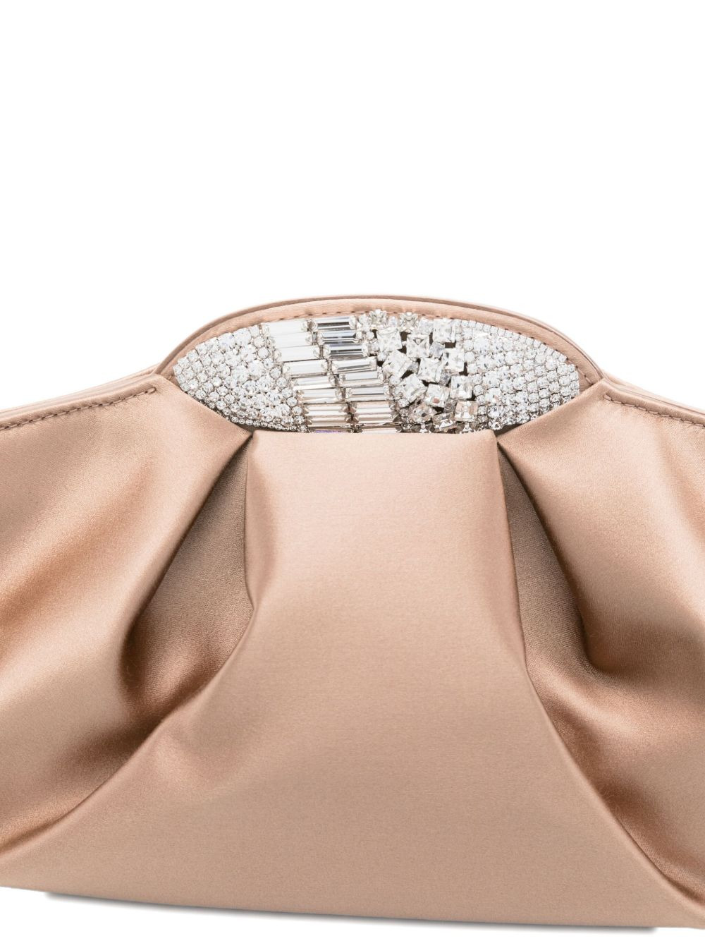 crystal-embellished clutch bag - 4