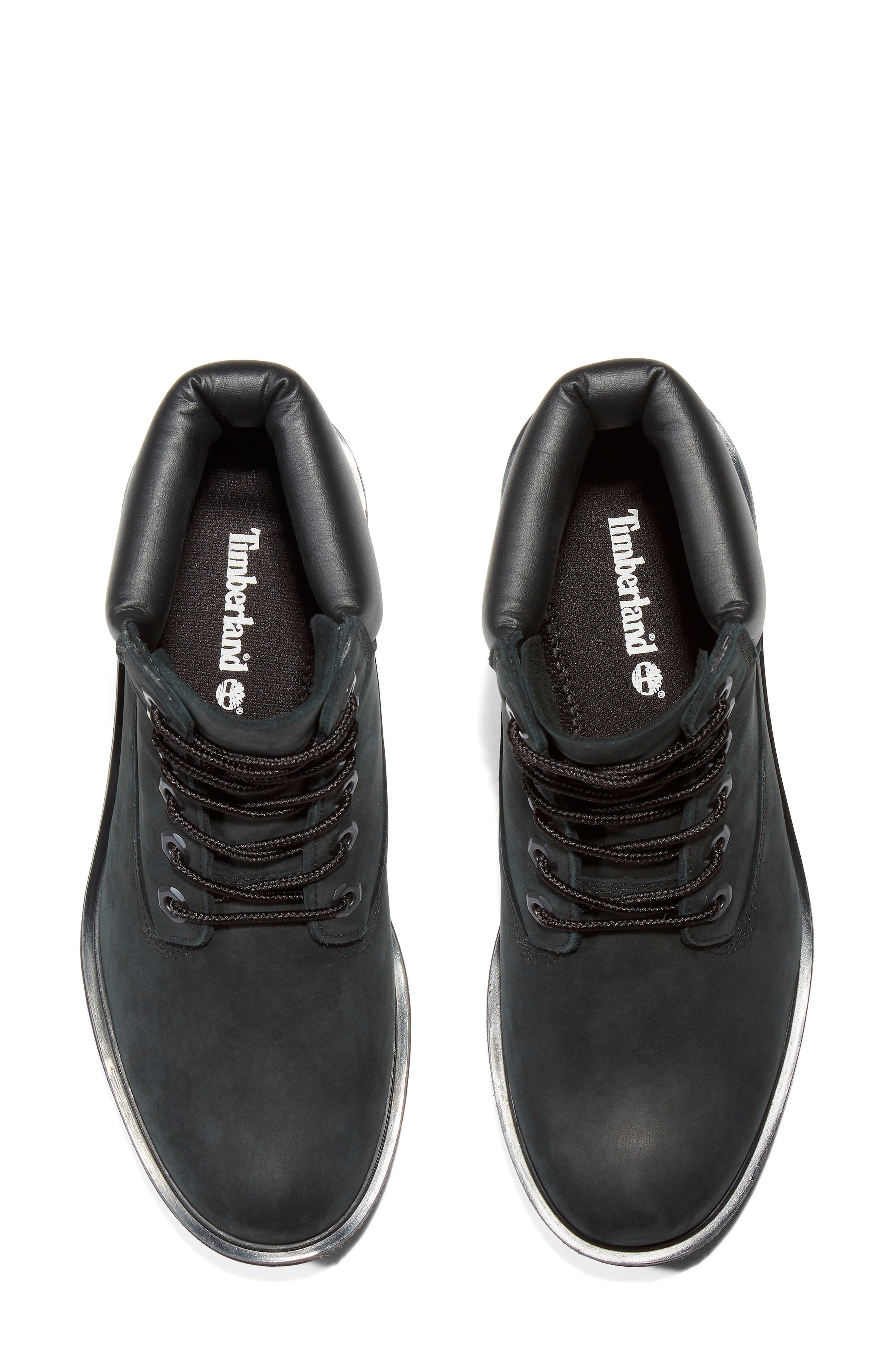 Timberland Kinsley Waterproof Lace-Up Mid Boot in Black at Nordstrom - 3