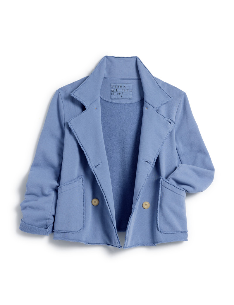 Frank & Eileen Cropped Sweatshirt Peacoat outlook