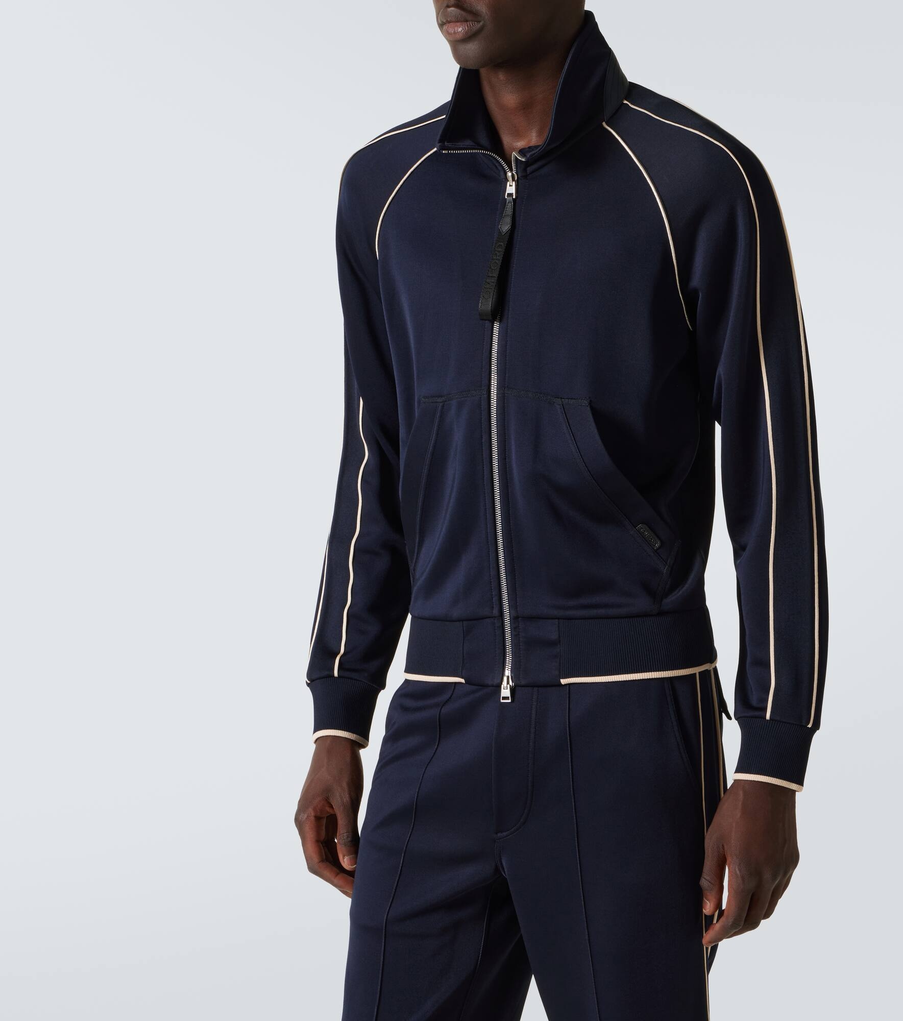 Jersey track jacket - 3