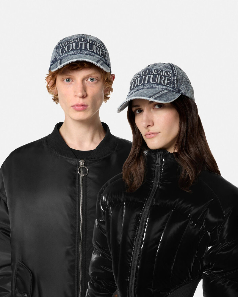 Logo Denim Baseball Cap 3