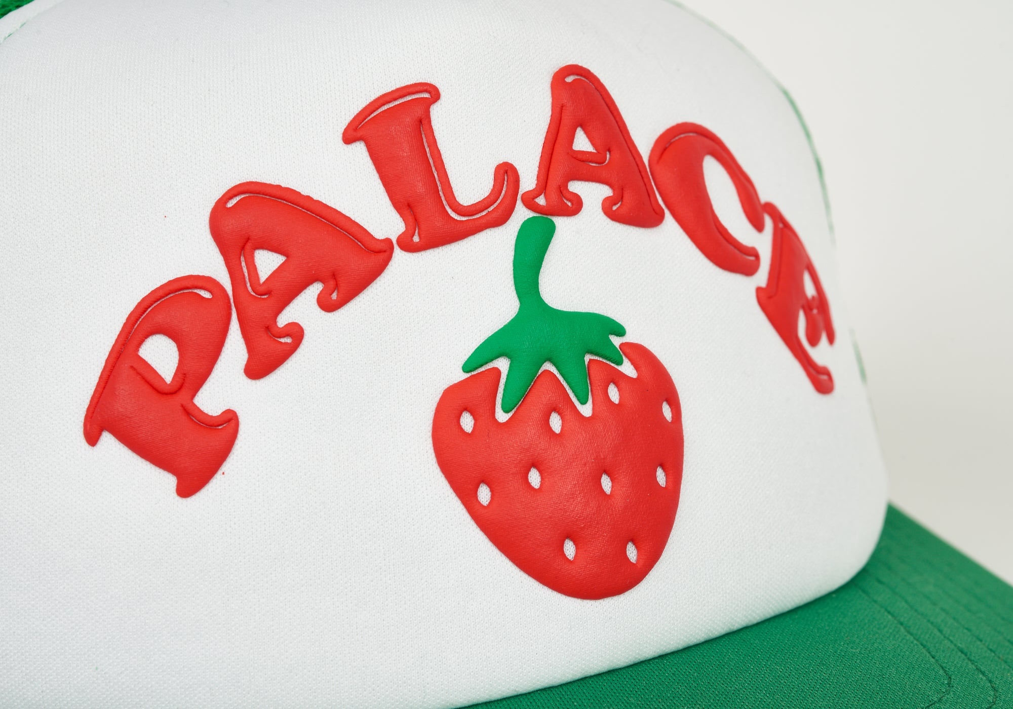 STRAWBERRY TRUCKER HAT GREEN - 5