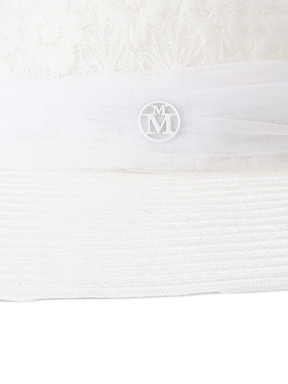 Blanche floral-embroidered sun hat - 2