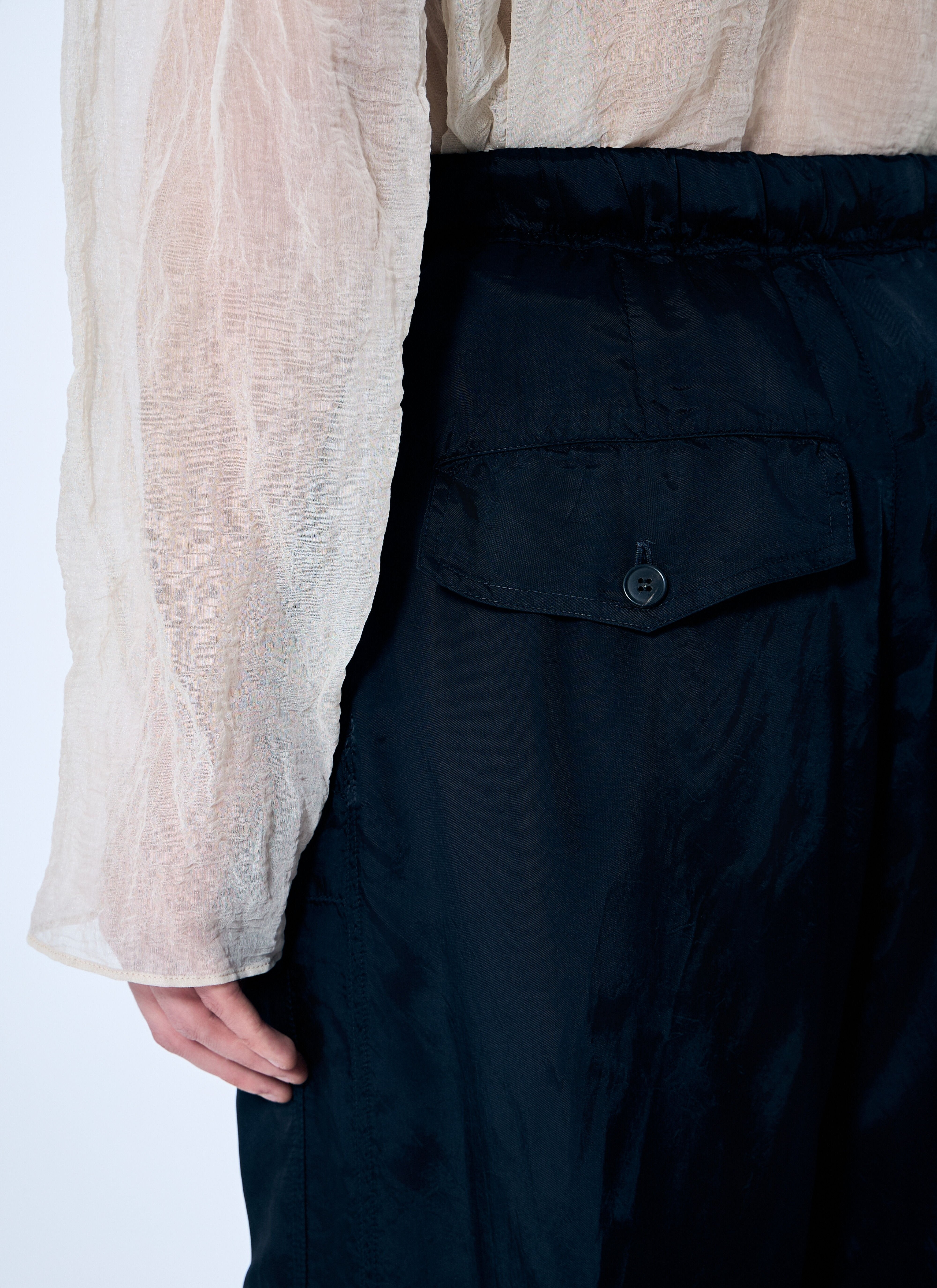 Dries Van Noten Men Satin Pants - 6