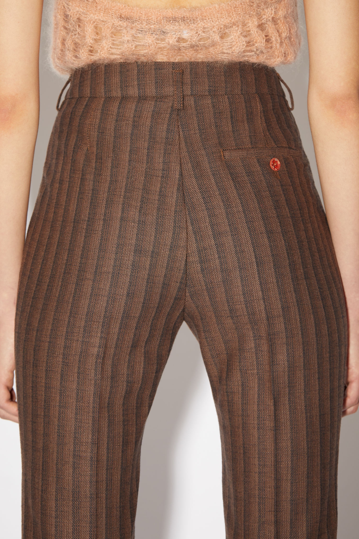 Striped trousers - Brown/black - 6