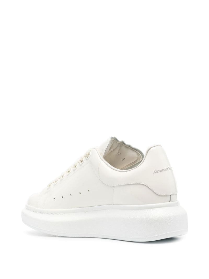 leather lo-top sneakers - 3