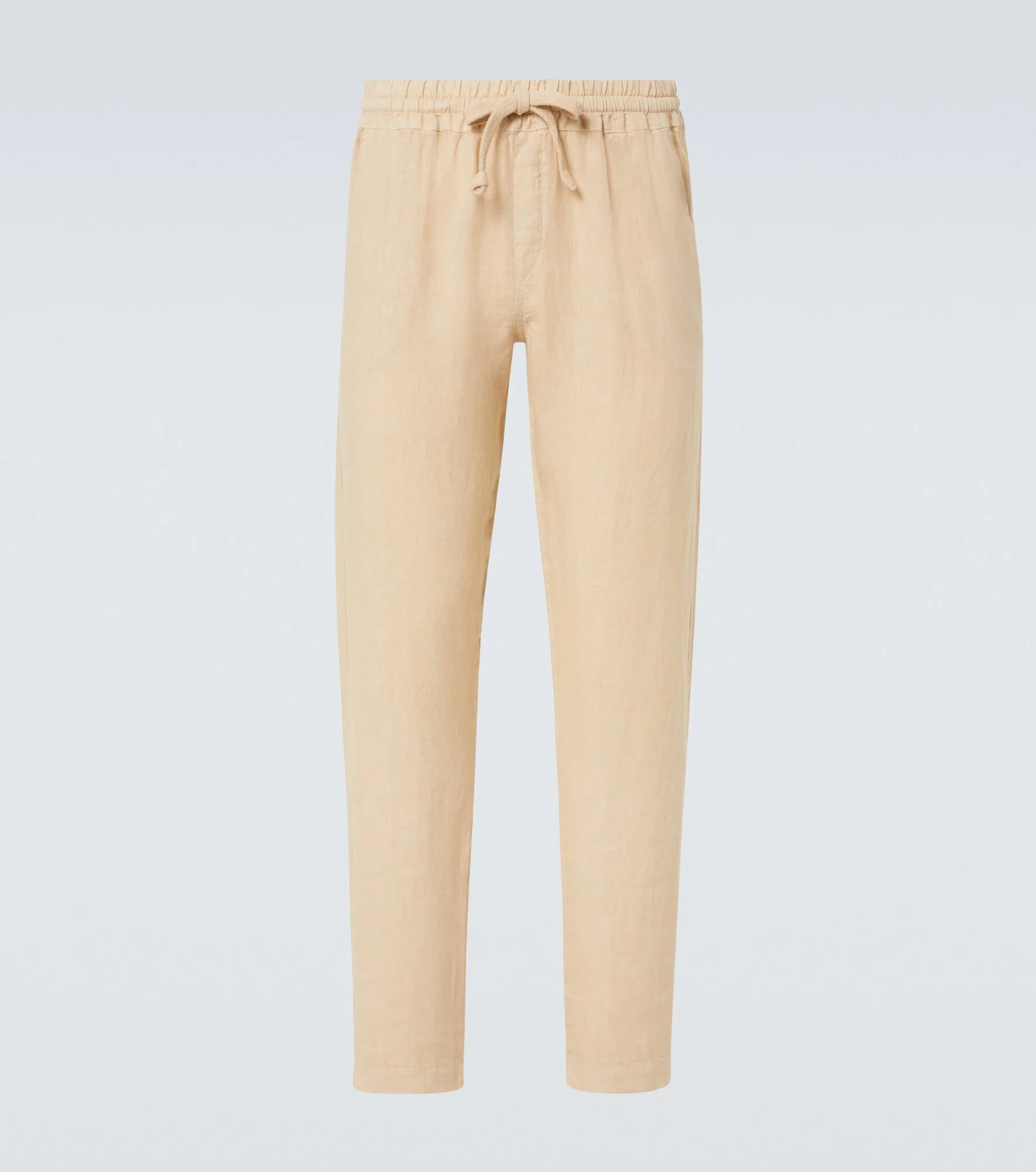Linen straight pants - 1