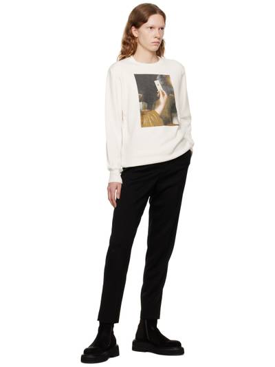UNDERCOVER Off-White Card Sweatshirt outlook