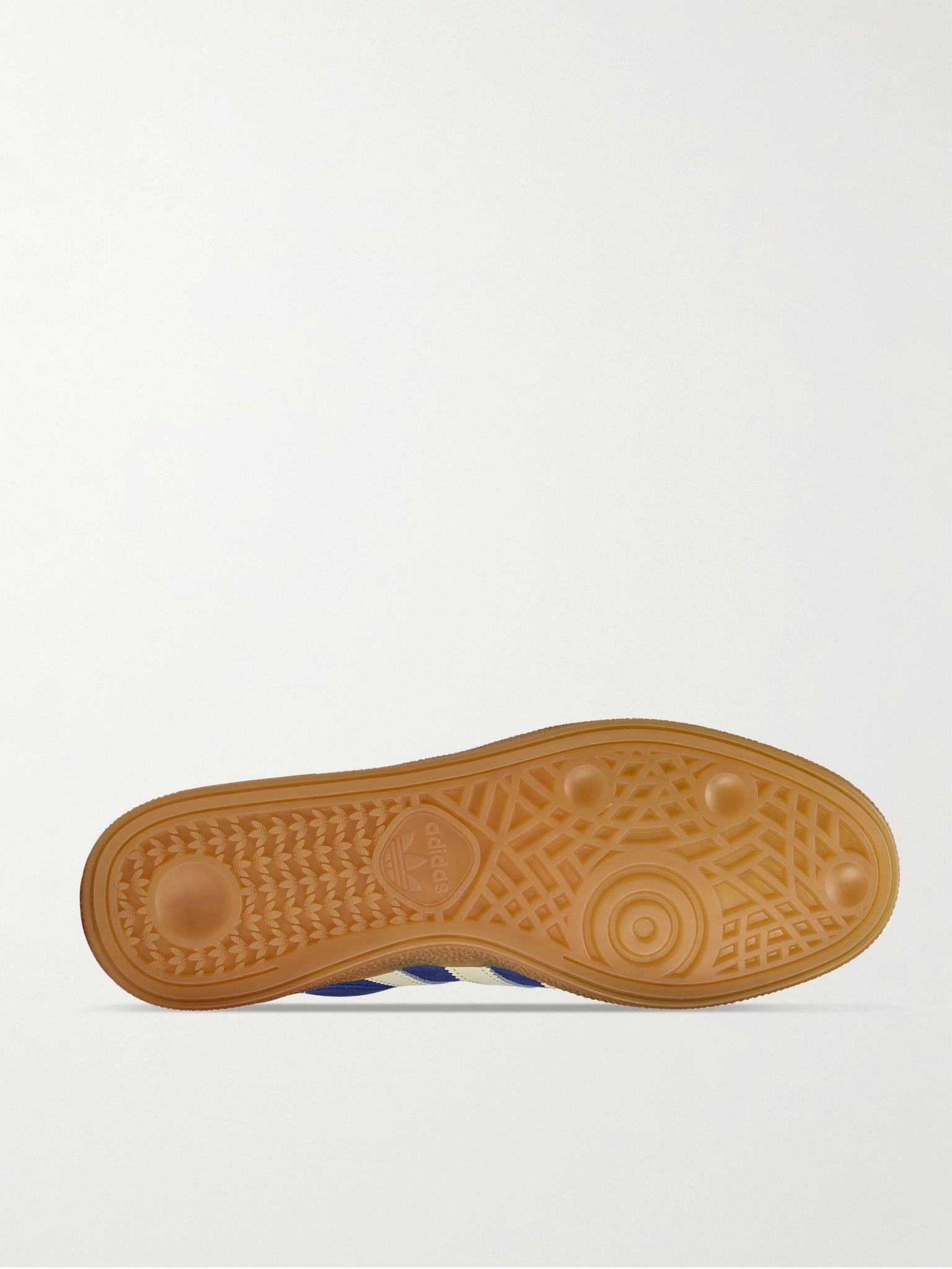 Handball Cup SPZL Leather-Trimmed Suede Sneakers Blue - 3