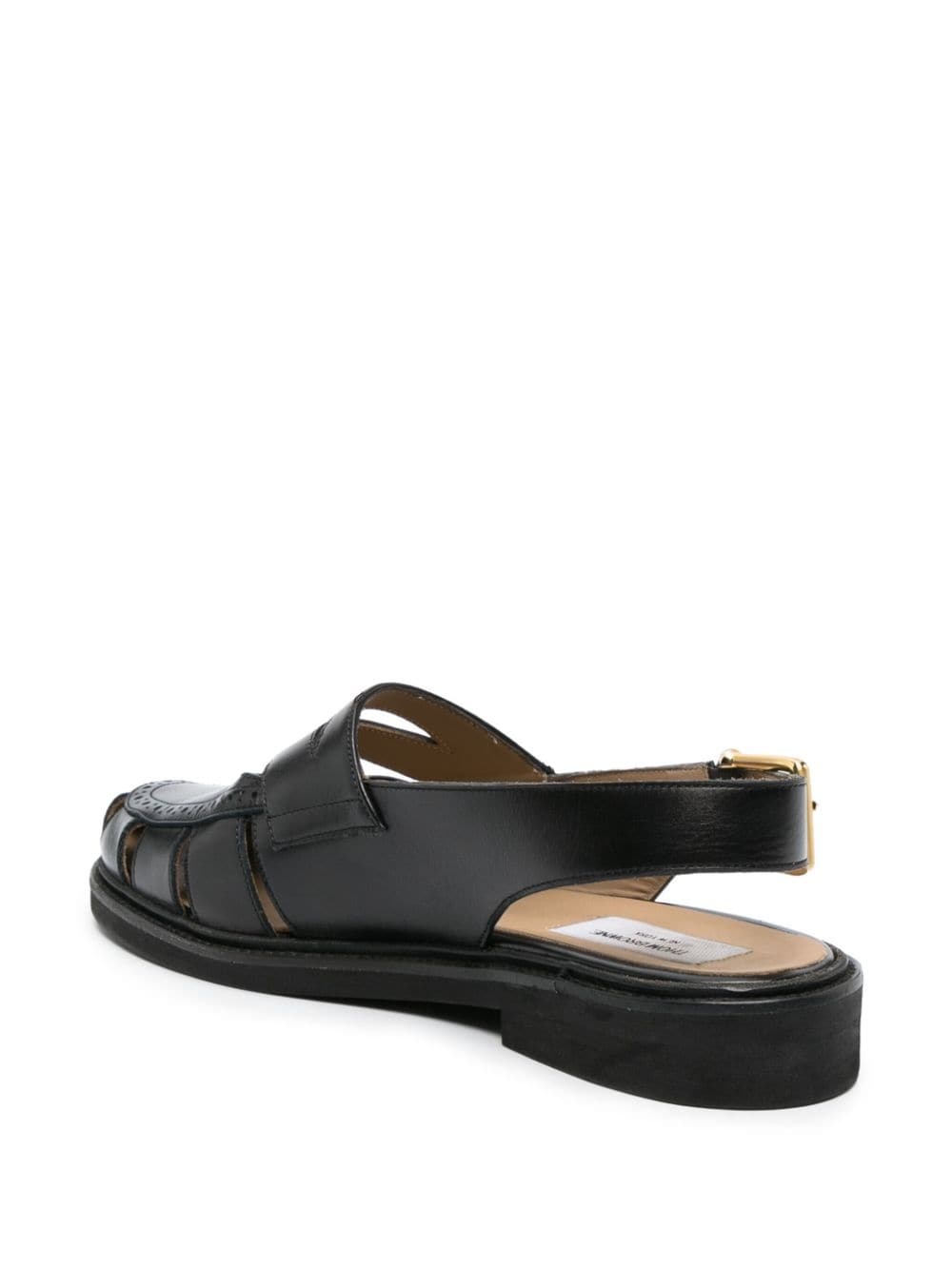 slingback cut-out sandals - 3