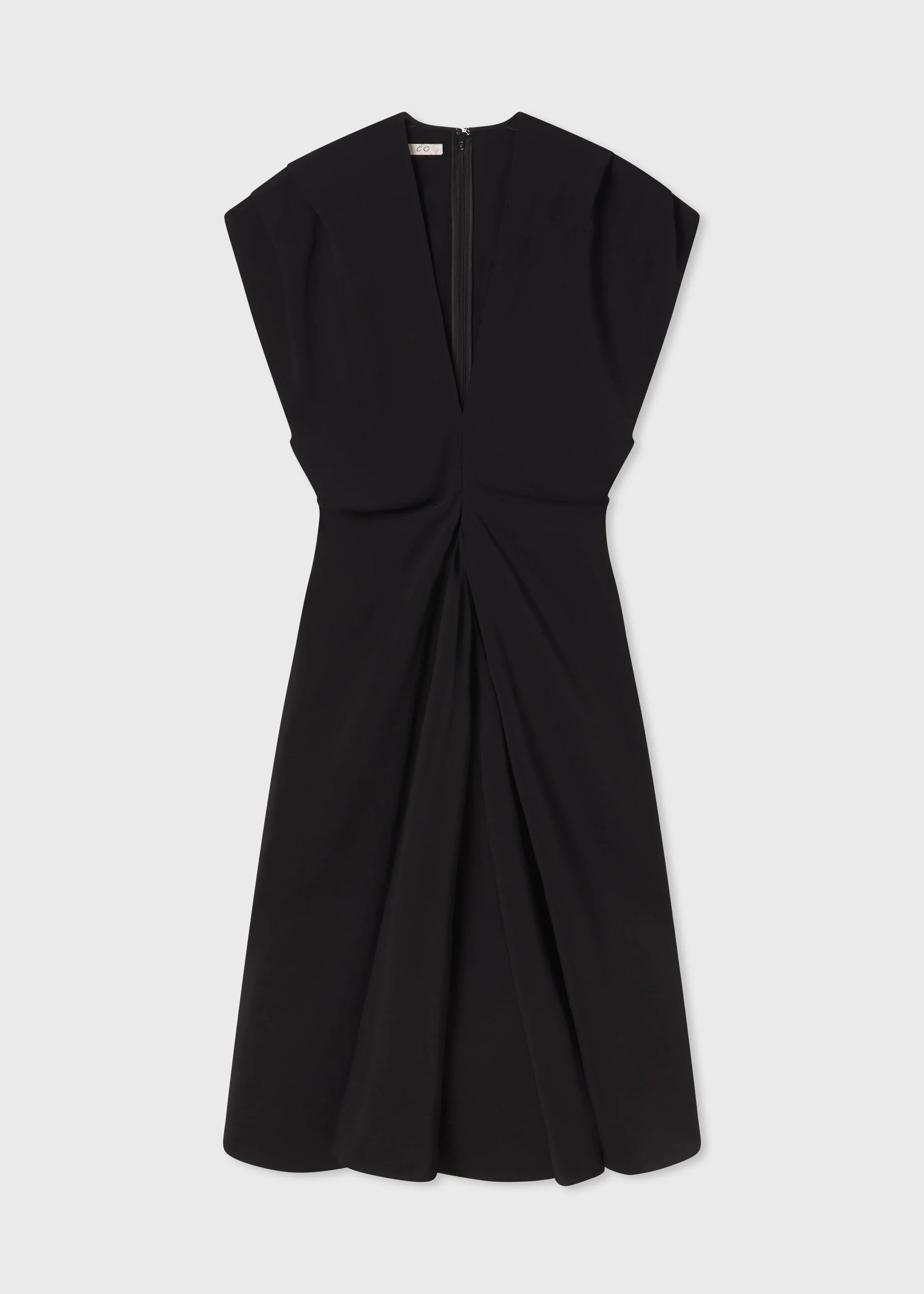 Banana Cut Shift Dress in Viscose - 1