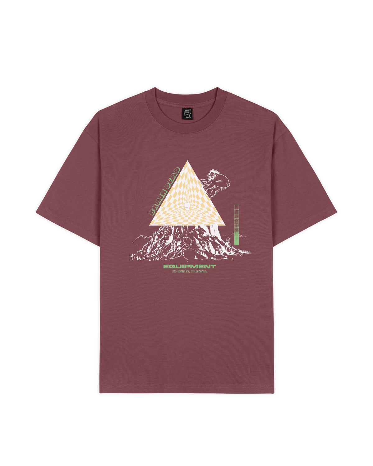 Brain Dead Equipment 4D Elevation T-shirt - Wild Ginger - 1