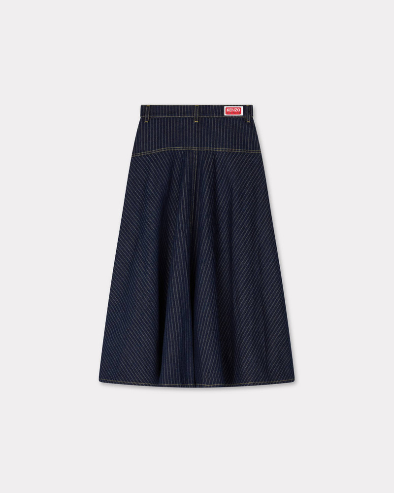 KENZO Long skirt in japanese denim outlook