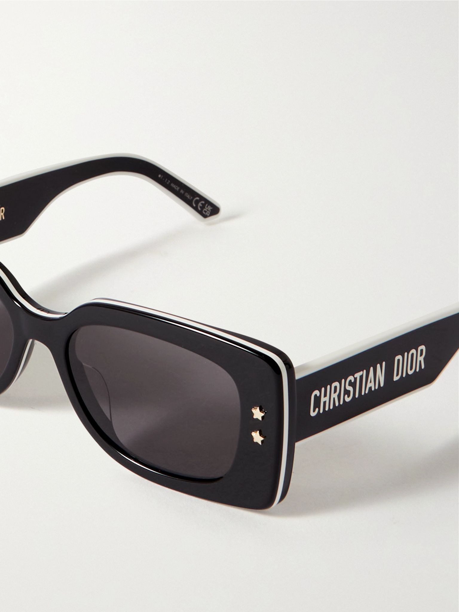 DiorPacific S1U square-frame acetate sunglasses Black - 4