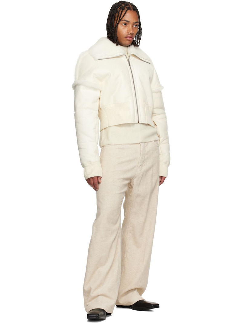 Rick Owens Off-White Concordians Bolan Bootcut Trousers outlook