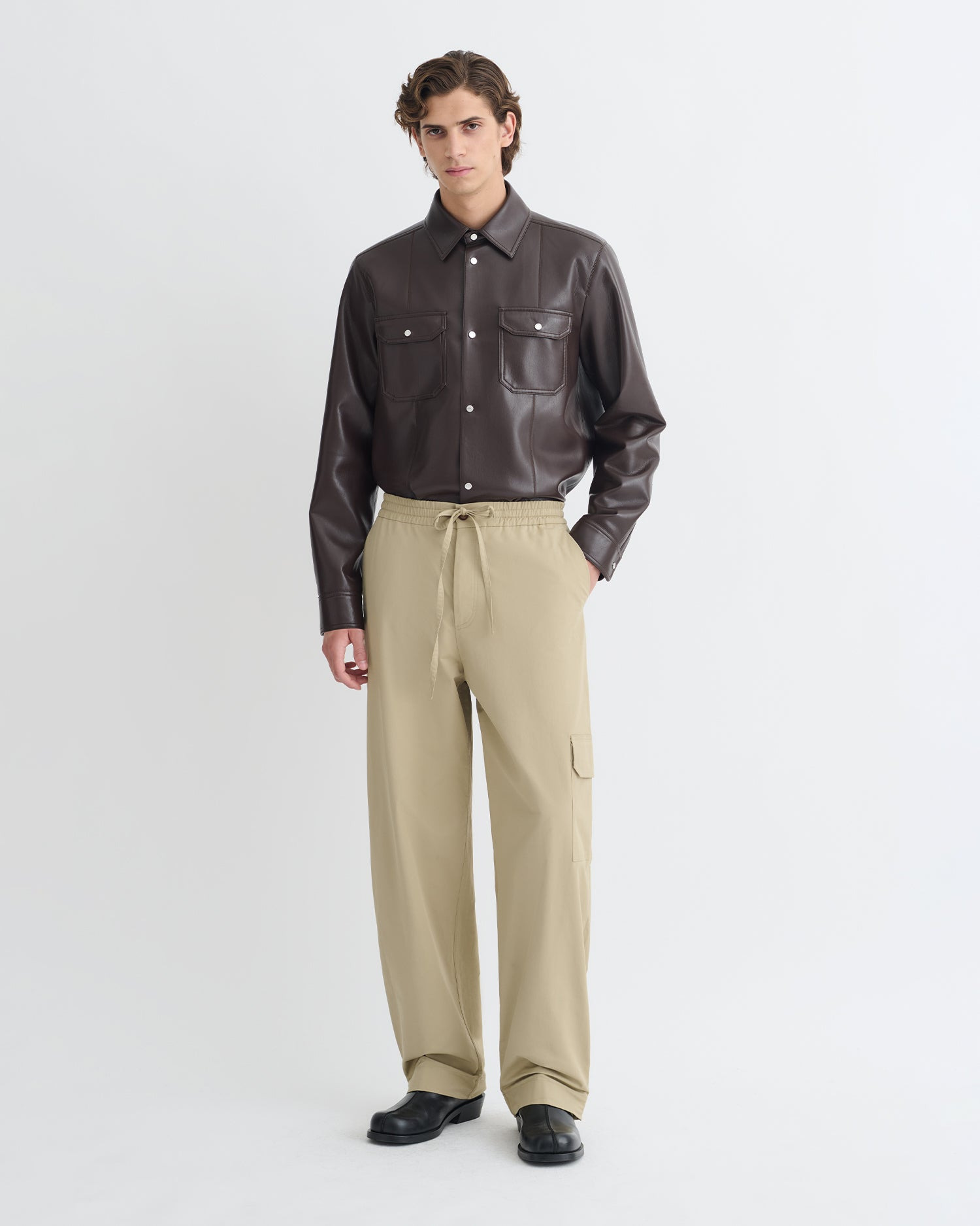 Tech Twill Balloon-Leg Pants - 2