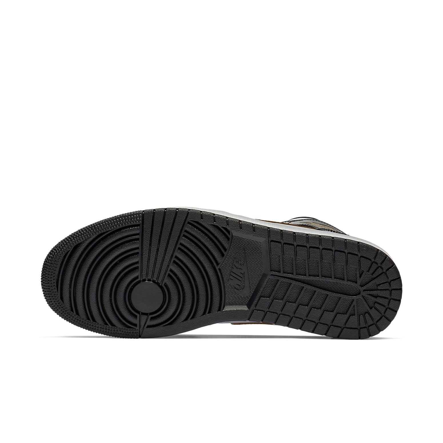 Air Jordan 1 Mid Patent 'Black Gold' 852542-007 - 5