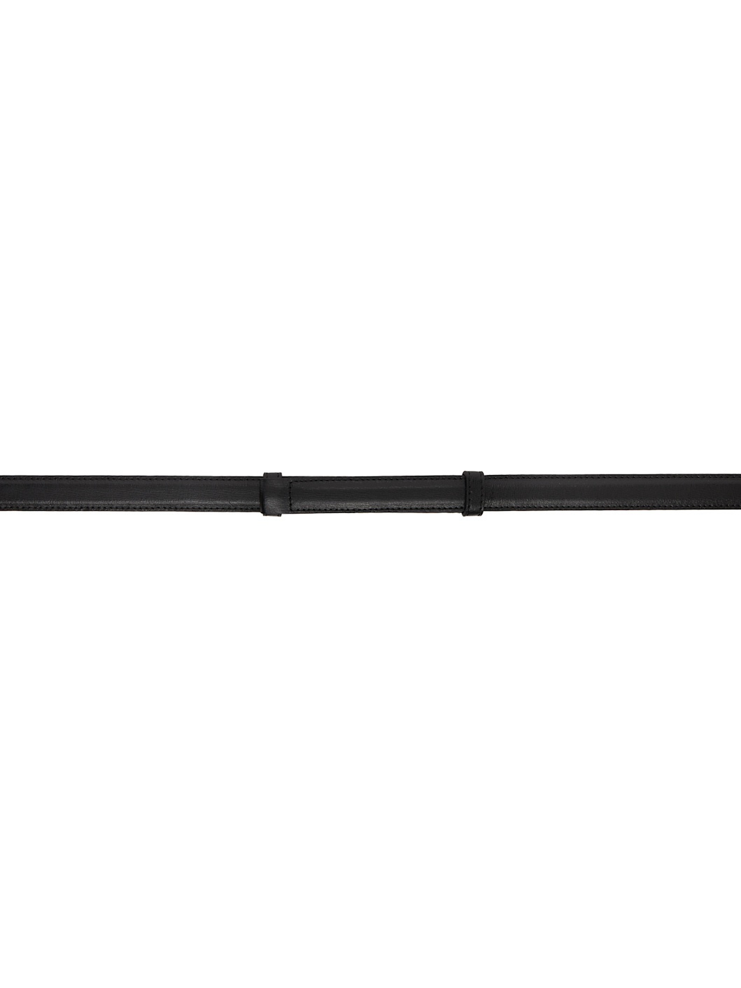 Black Slide Clasp Belt - 2