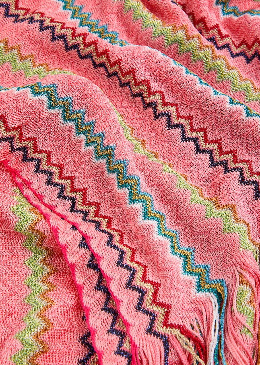 Missoni Zigzag-intarsia Fine-knit Scarf - 3