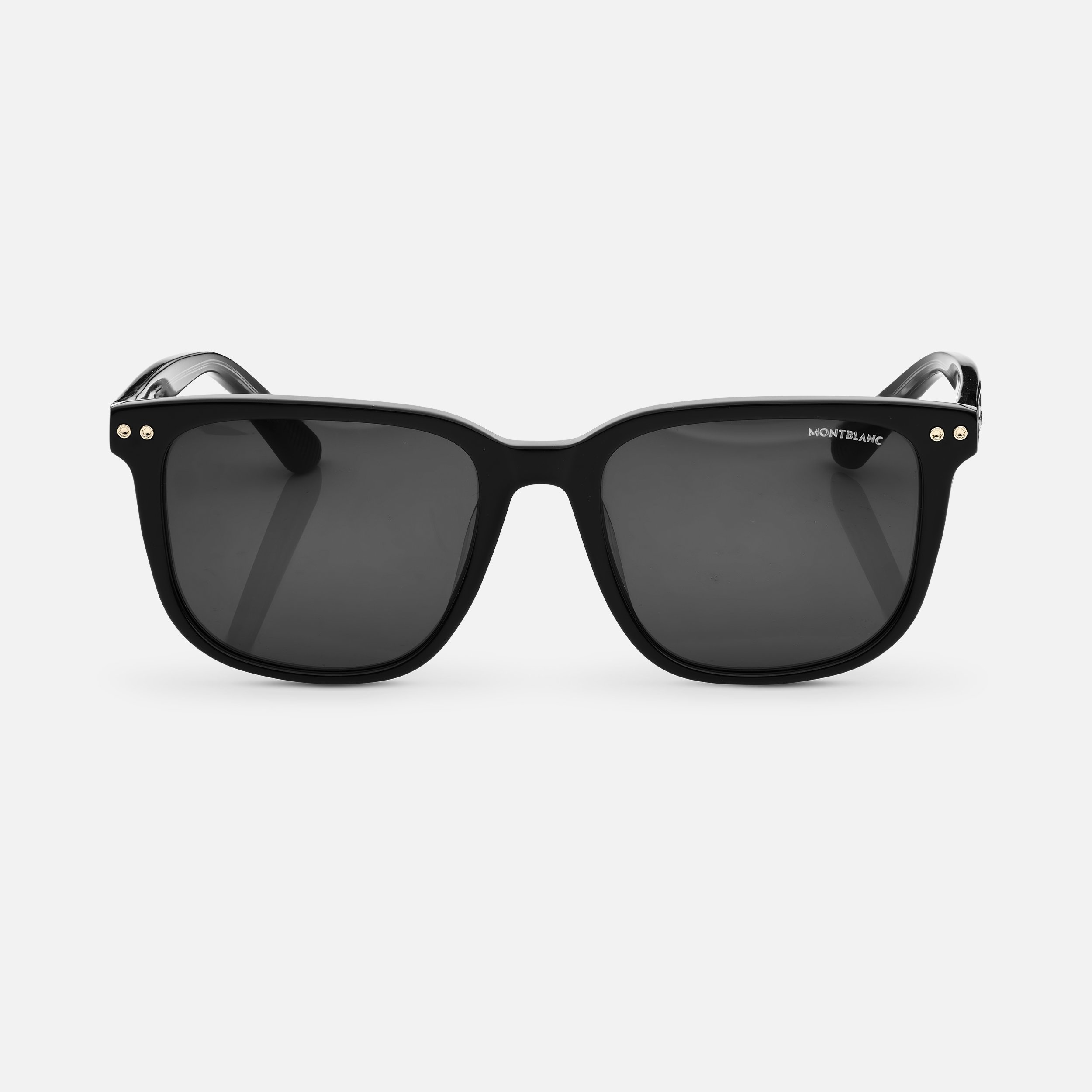 Squared Sunglasses with Black Colored Acetate Frame - 1