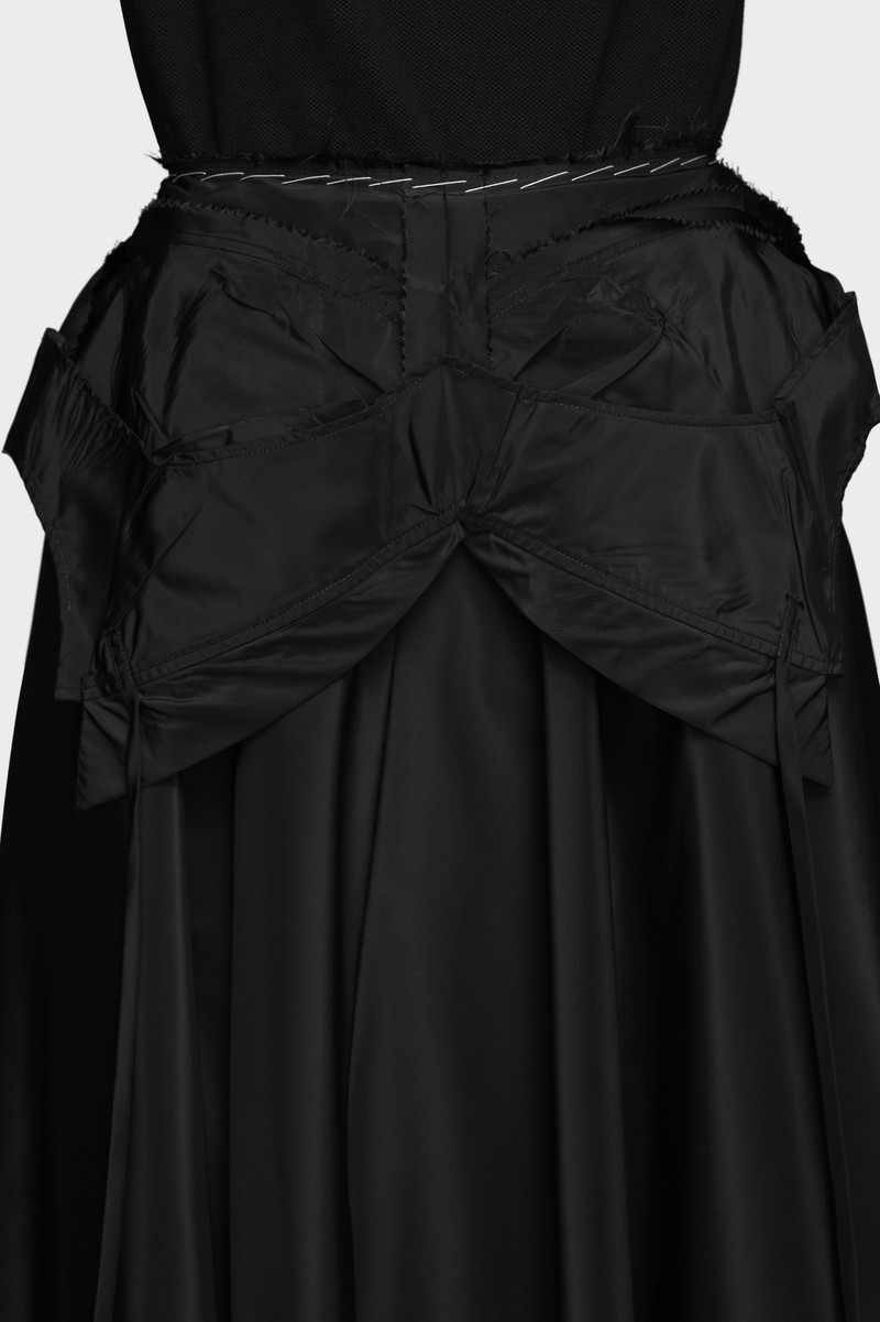 Maison Margiela Taffeta Midi Skirt outlook