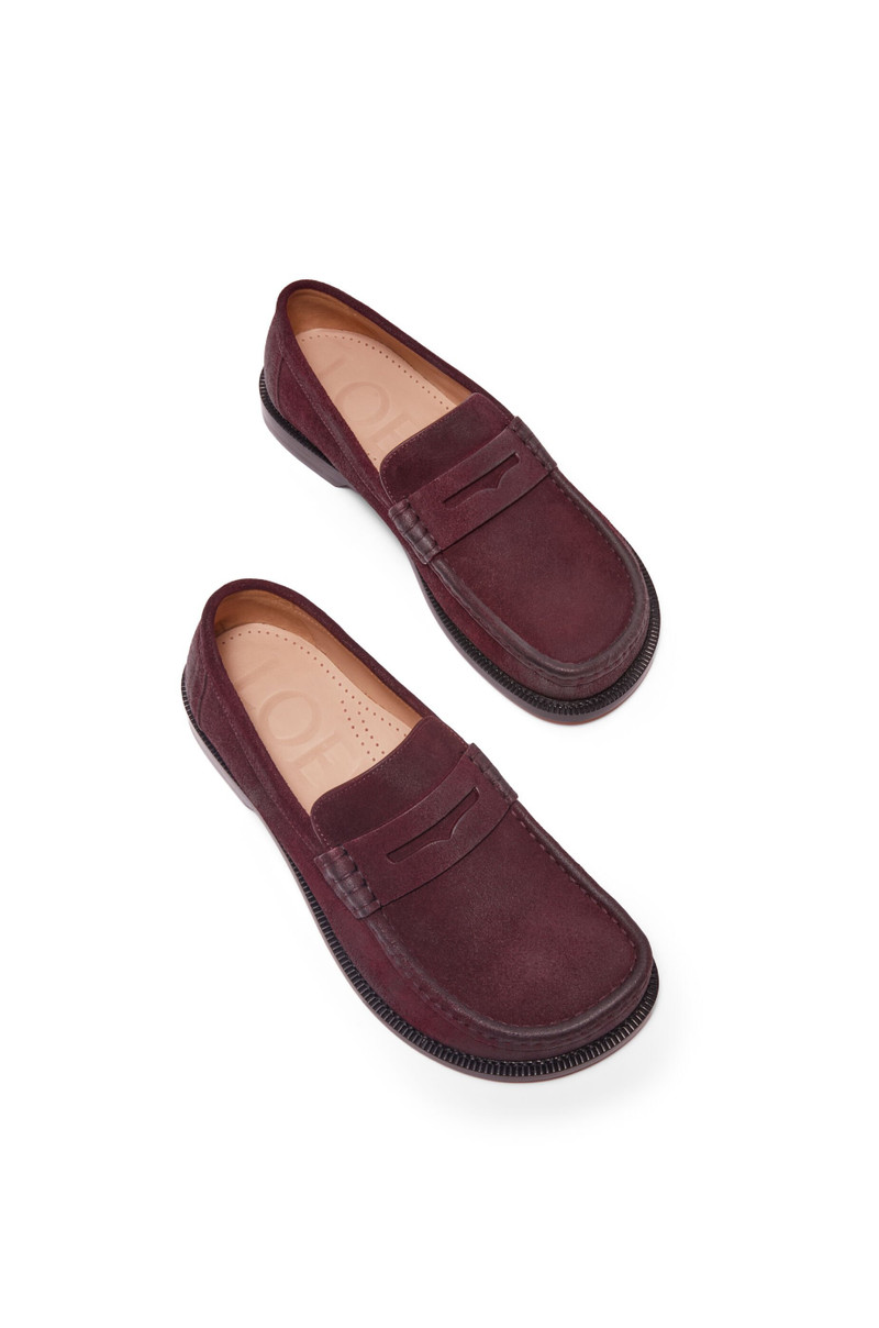 Campo loafer in waxed suede calfskin 4