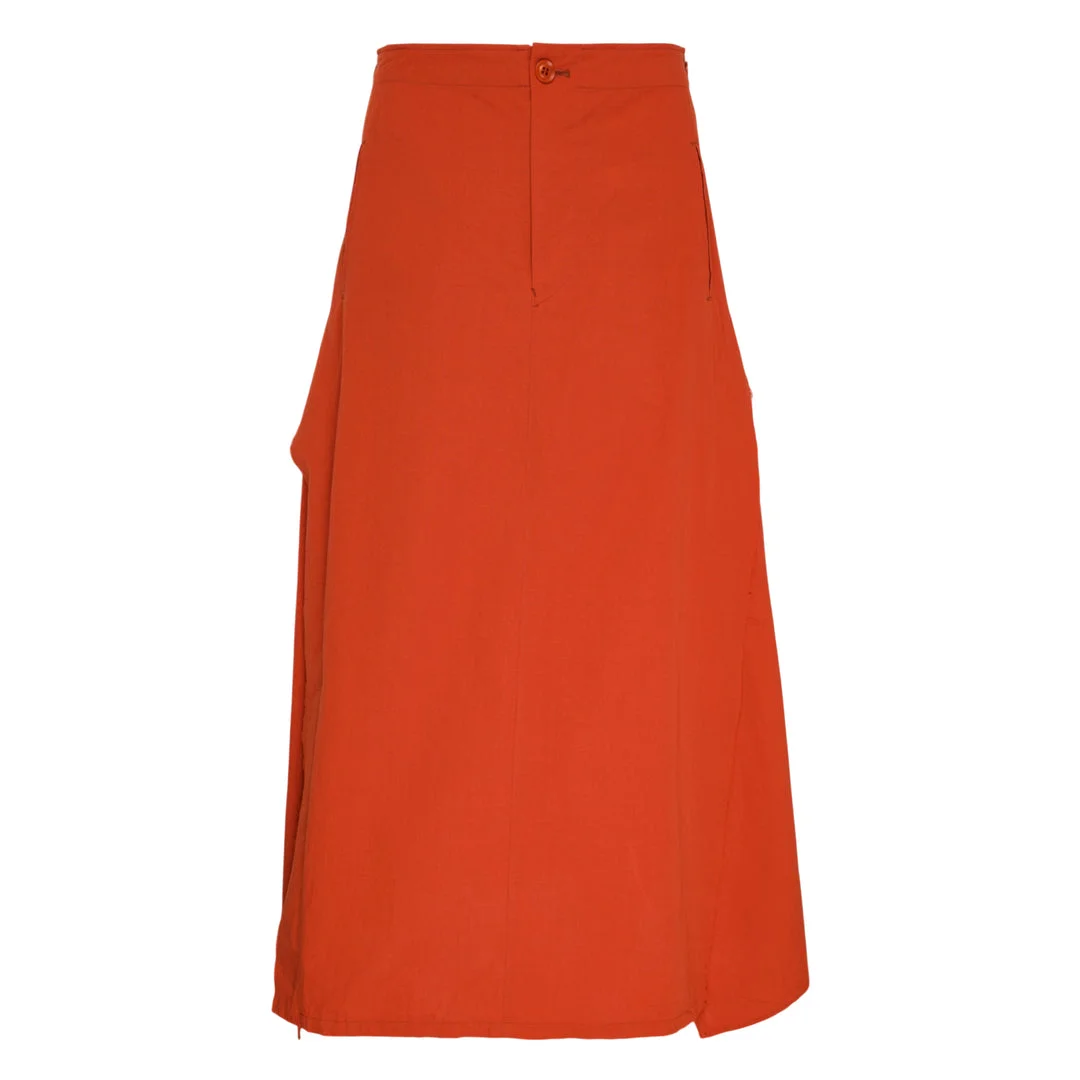 Panel Flare Midi Skirt - 1