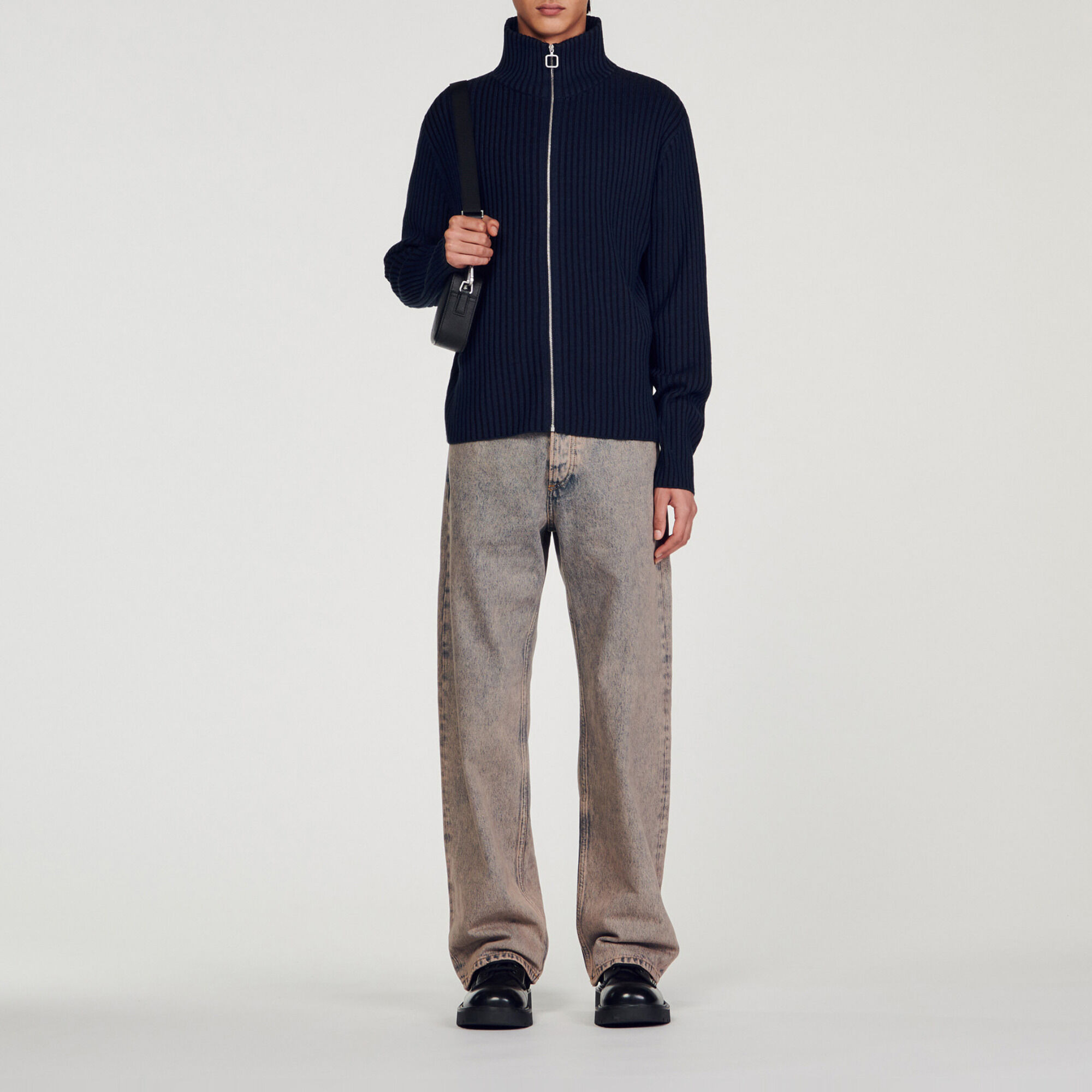 RIBBED CARDIGAN - 2