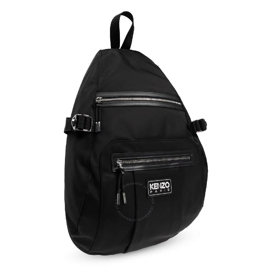 Kenzo Logo-Patch One Shoulder Backpack - 3
