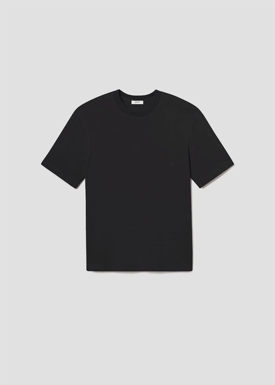 ASHA MOCK NECK TEE IN BLACK - 1