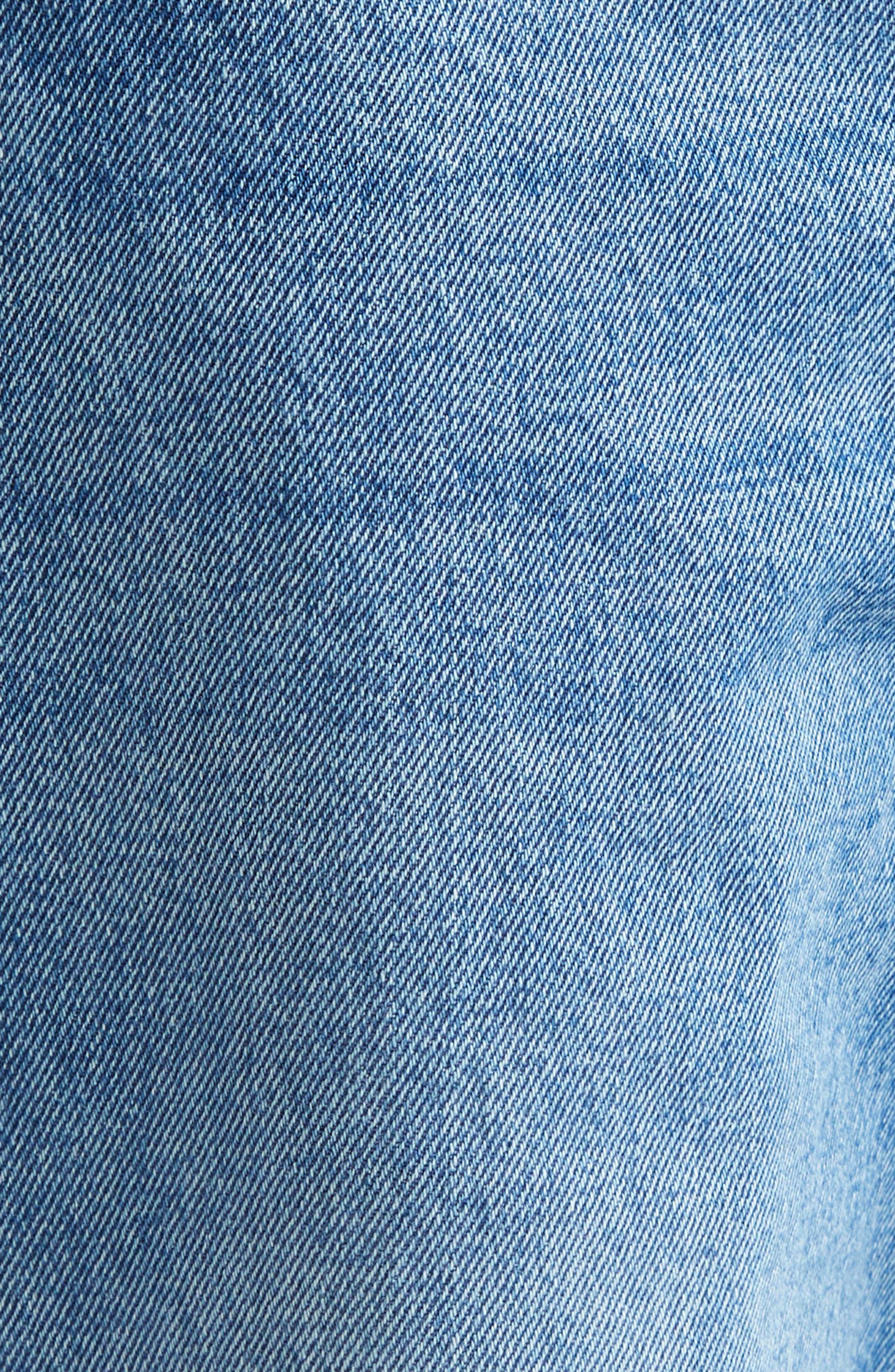 Le De-Nimes Droit Straight Leg Jeans - 7