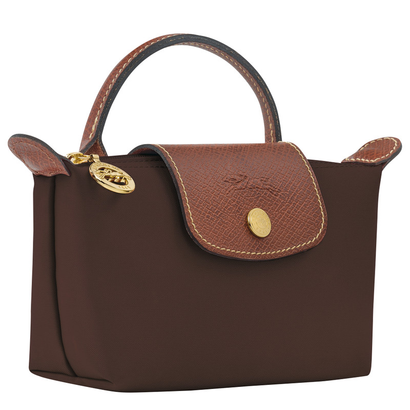 Le Pliage Original Pouch with handle Ebony - Recycled canvas 3